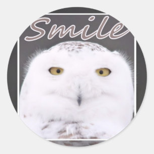 Smile Classic Round Sticker