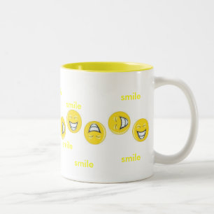 smile coffee mug