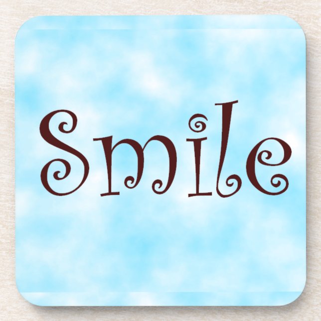 Smile-cork coaster (Front)