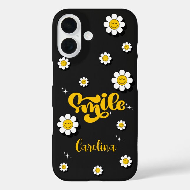 Smile Daisy garden Customizable Case-Mate iPhone Case (Back)