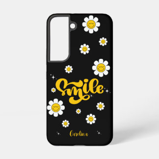 Smile Daisy garden Customizable Samsung Galaxy Case