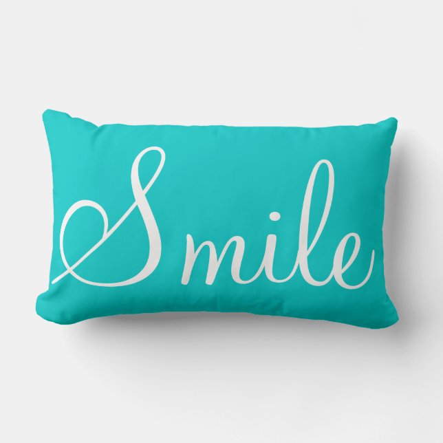 SMILE - decorative pillow (Front)
