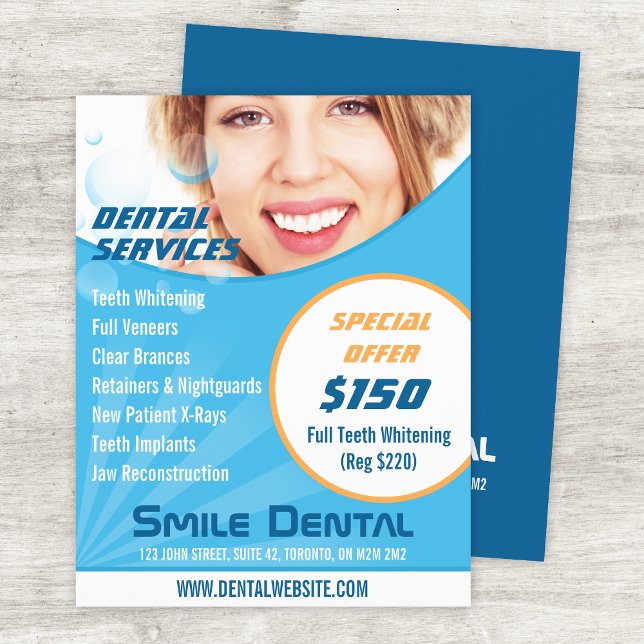 Smile Dentist Services with Special Offer Flyer (Creator Uploaded)