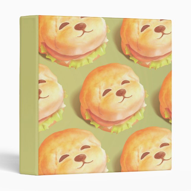 Smile Dog Burger 3 Classeur (Devant/Côté)