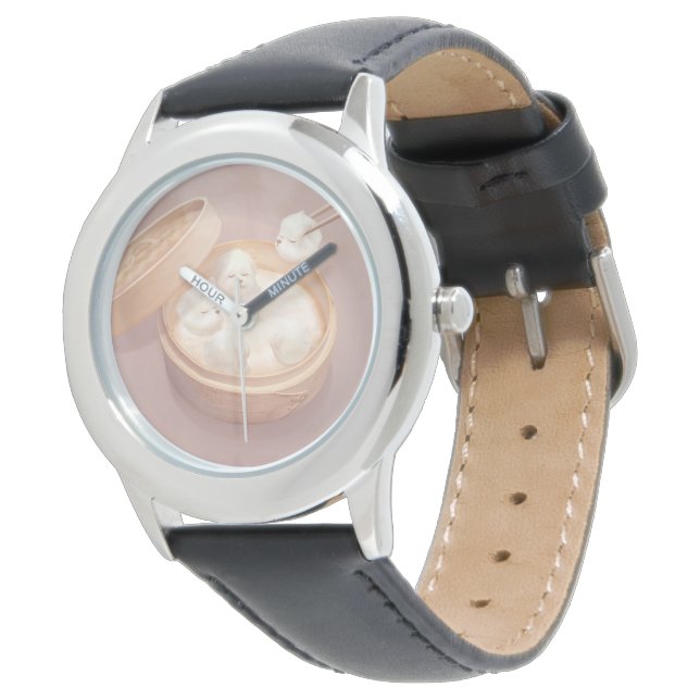 Smile Dog – Xiao Long Bao Delight Watch (Angled)