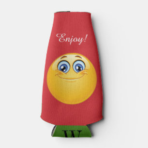 Smile Emoticon Can Cooler - srf