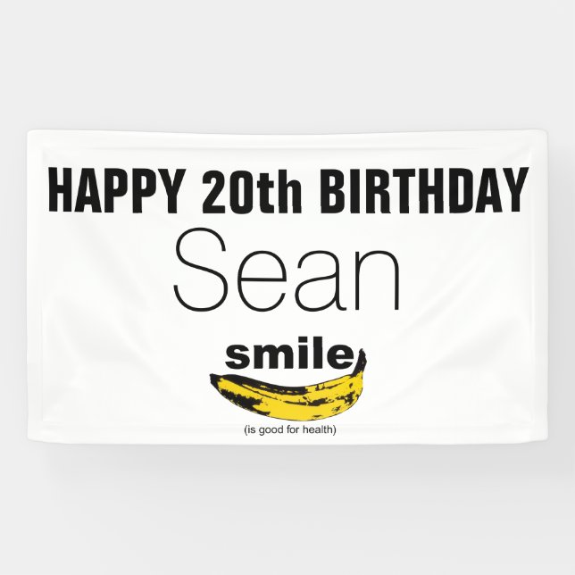 Smile est bon pour la bannière Santé 20e anniversa (Horizontal)