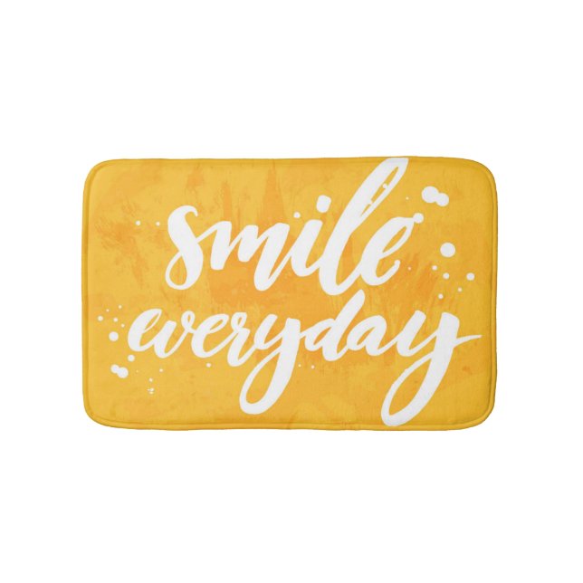 Smile Everyday Bath Mat (Front)
