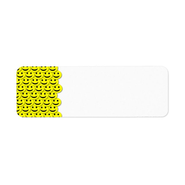 SMILE FACE DE DESSINS ANIMÉS NOIRES JAUNES (Devant)