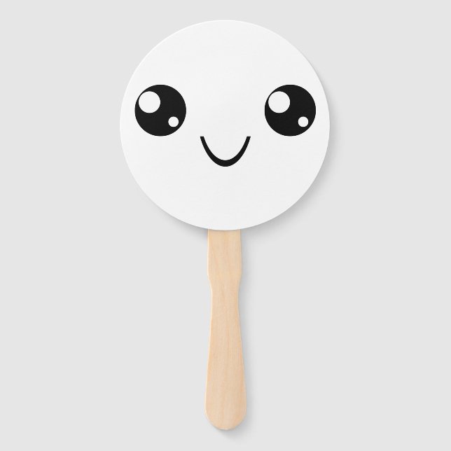 Smile Face Hand Fan (Front)