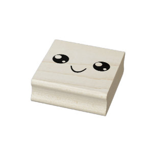 Smile Face Rubber Stamp