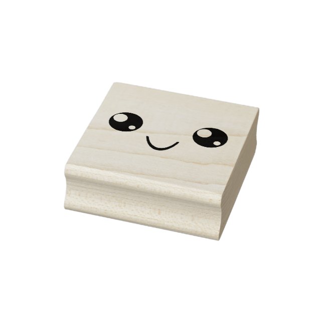 Smile Face Rubber Stamp (Stamp)