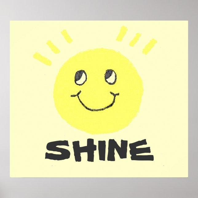 Smile Face Shine Poster (Front)