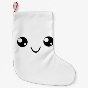 Smile Face Small Christmas Stocking