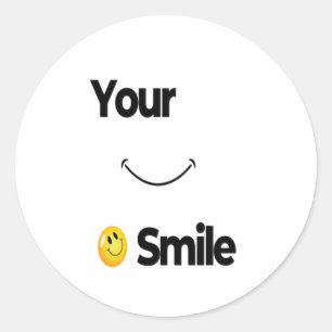 Smile Face Stickers –Classic Positivity Shapes