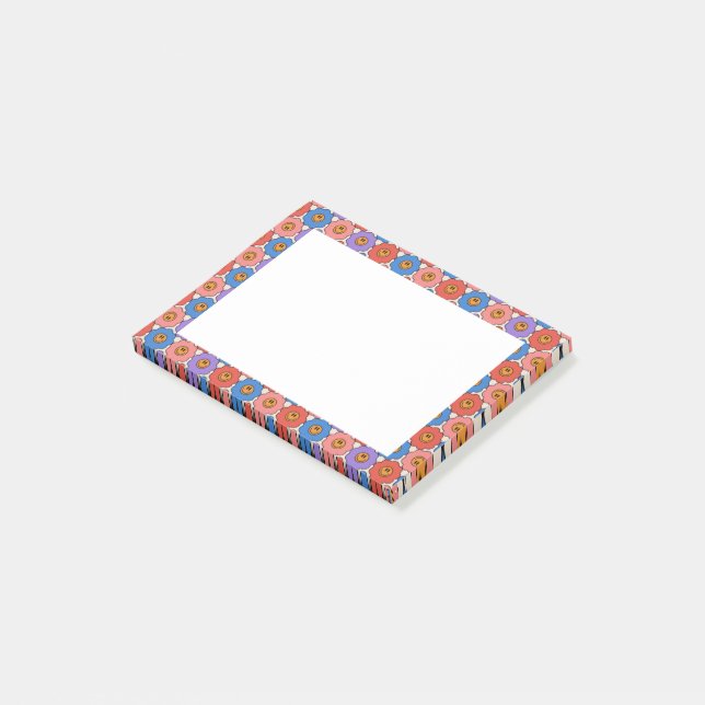 Smile Flowers Post-it Notes (Angled)