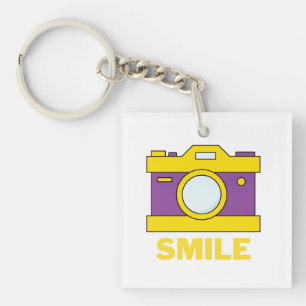 smile for free photo keychain