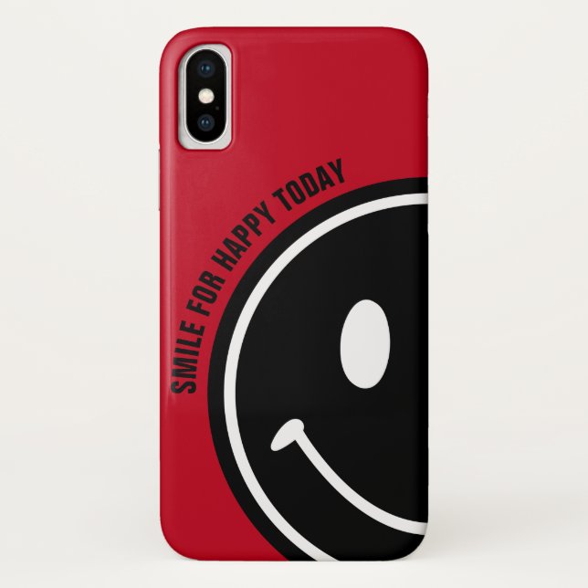 Smile for Happy Today Case-Mate iPhone Case (Back)