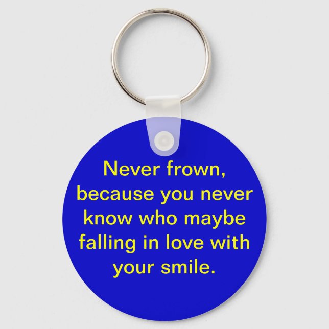 Smile Forever Keychain (Front)