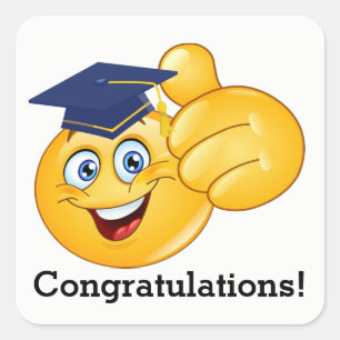 Smile Graduation Sticker