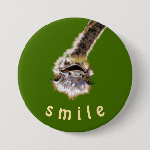 Smile - Happy Ostrich - Add Your Colour Button