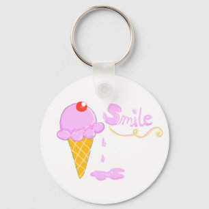 Smile Ice Cream Keychain