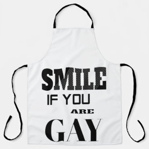 Smile if you are Gay Apron