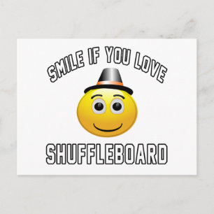 Smile if you love Shuffleboard. Postcard