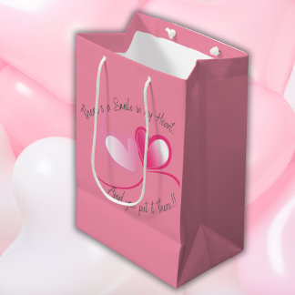 Smile in My Heart Valentine's Medium Gift Bag