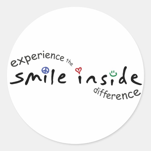 Smile Inside Sticker Sheet (Devant)