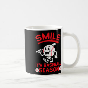 Smile It's Baseball Season  Coffee Mug