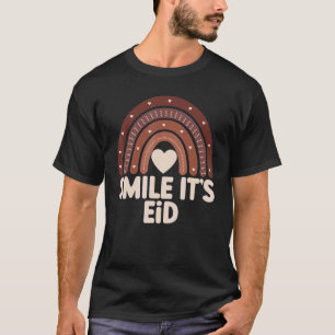 Smile It's Eid  Muslim Eid Mubarak Islamic Ramadan T-Shirt