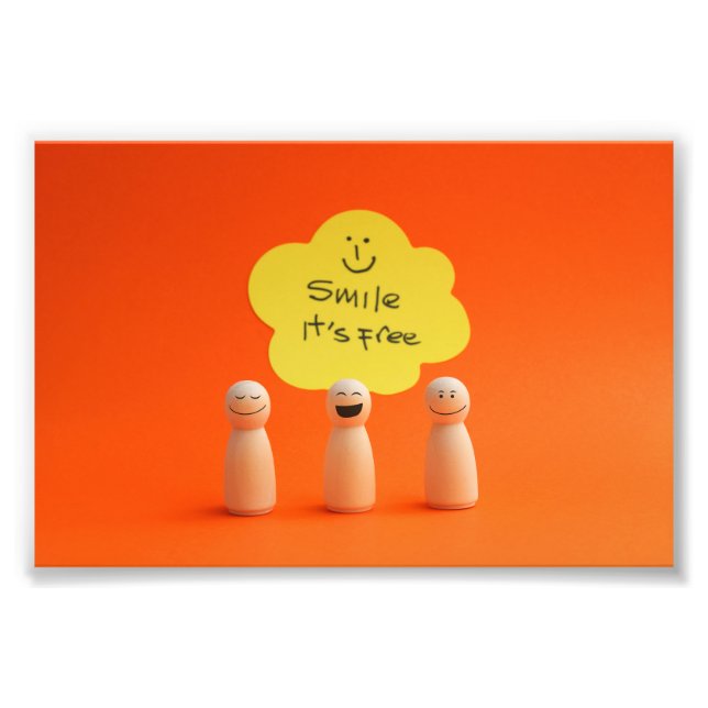 Smile, it's free photo print (Front)