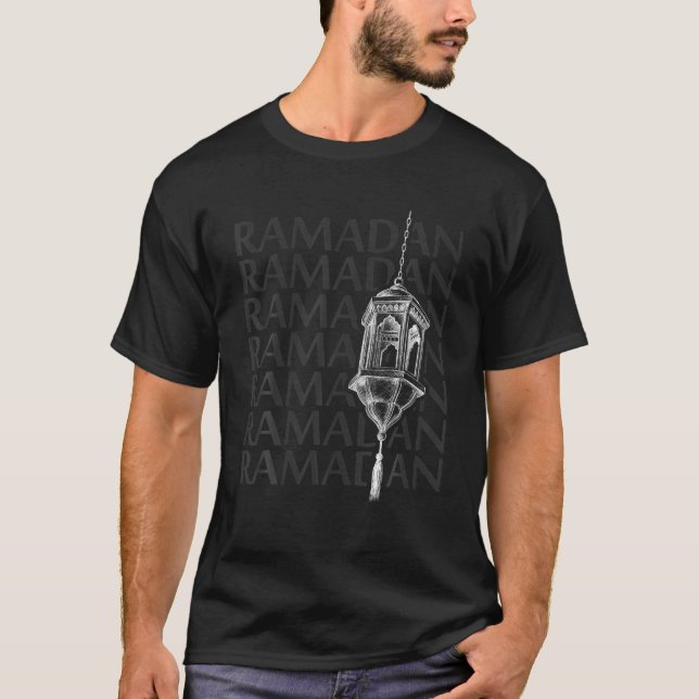 Smile Its Ramadan Muslim Eid Mubarak Islamic Ramad T-Shirt (Front)