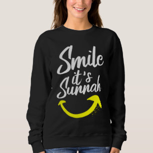 Smile It's Sunnah Muslim Islam Quran Mosque Ramada Sweatshirt