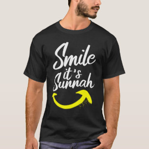 Smile It's Sunnah Muslim Islam Quran Mosque Ramada T-Shirt