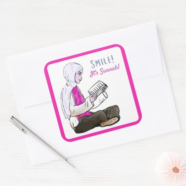 Smile It's Sunnah - Stickers (Envelope)