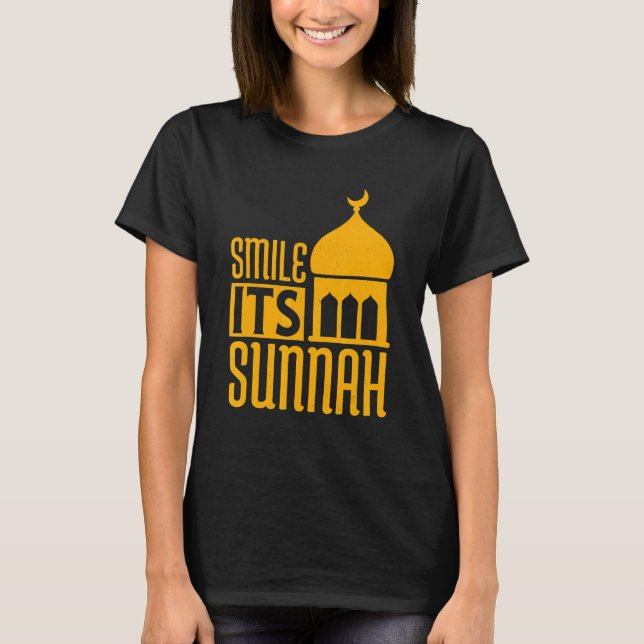 Smile Its Sunnah T-Shirt (Front)