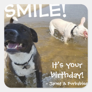 Smile, It's Your Birthday Sticker