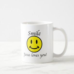 Smile, Jesus loves you Coffee Mug