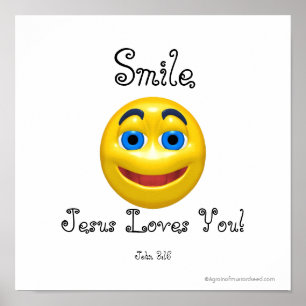 Smile Jesus Loves You Poster
