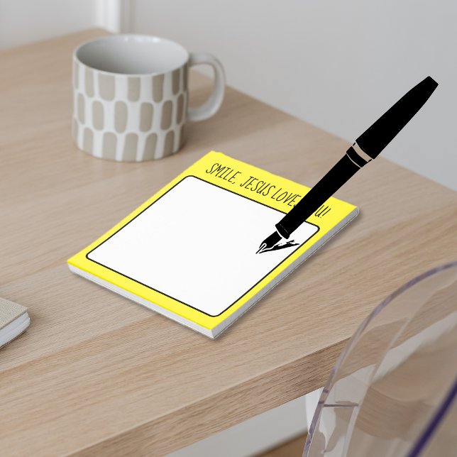 Smile, Jesus Loves You Yellow Happy Sunshine Notepad (Smile, Jesus Loves You Yellow Happy Sunshine Notepad)