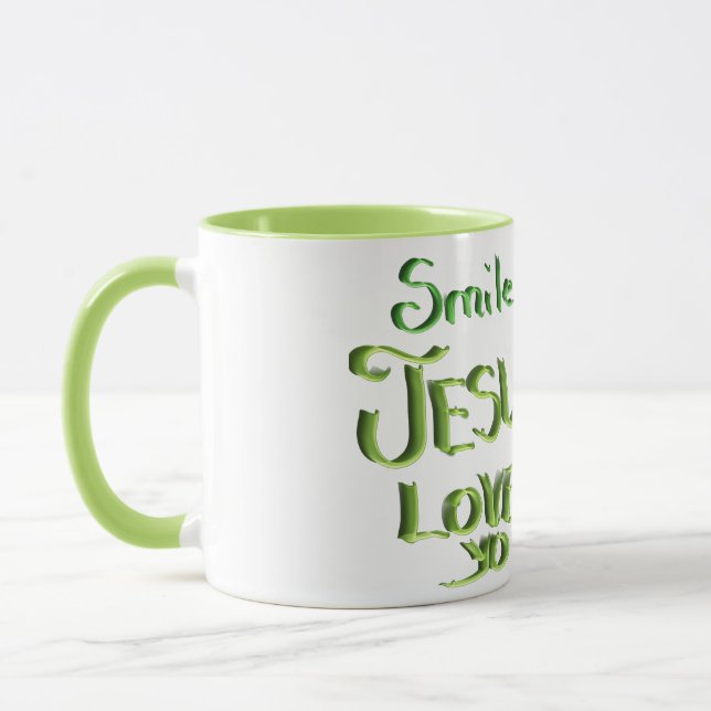 Smile- JÉSUS VOUS AIME MUG (Gauche)