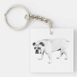 Smile Keeper, Soft Dog Charm Keychain