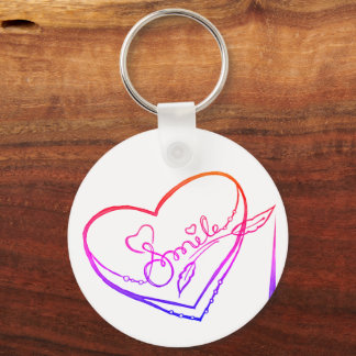 smile keychain