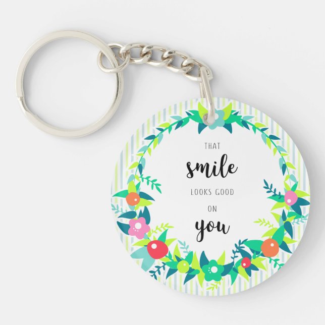 Smile Keychain (Front)