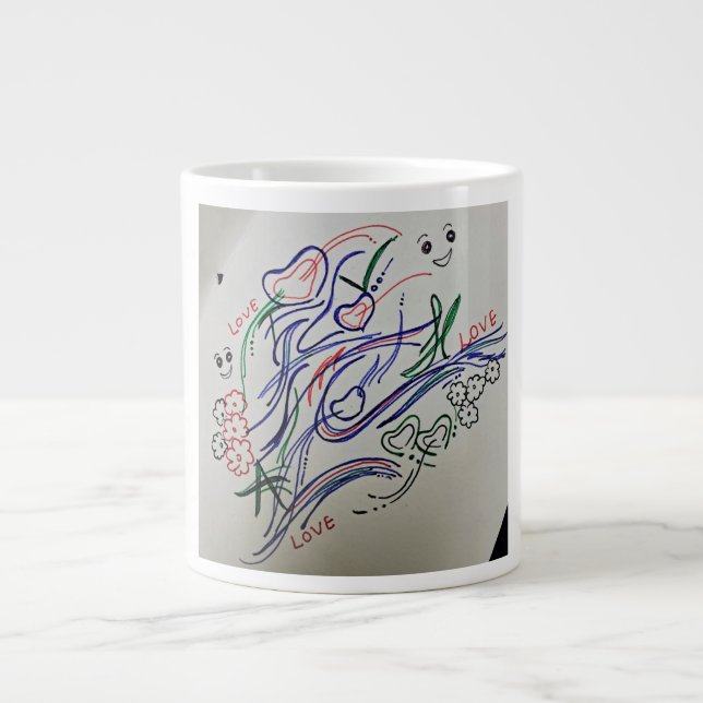 smile large coffee mug (Front)