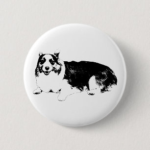 Smile Like A Corgi 2 Inch Round Button