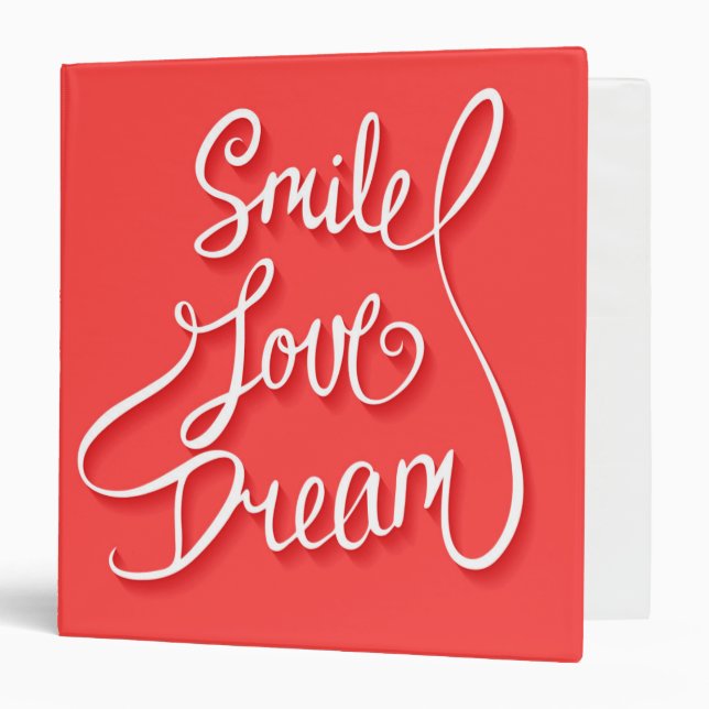 Smile Love Dream Binder (Front/Inside)