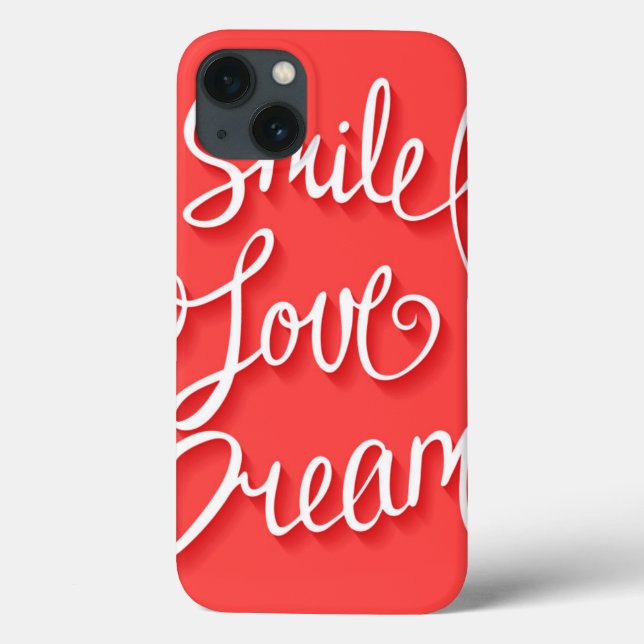 Smile Love Dream Case-Mate iPhone Case (Back)